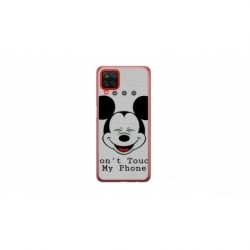 Husa personalizata tip carcasa HQPrint pentru Samsung Galaxy A12, model Dont Touch my Phone 3, multicolor, S1D1M0123