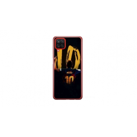 Husa personalizata tip carcasa HQPrint pentru Samsung Galaxy A12, model Messi 2, multicolor, S1D1M0134