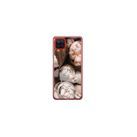 Husa personalizata tip carcasa HQPrint pentru Samsung Galaxy A12, model Flowers 6, multicolor, S1D1M0139