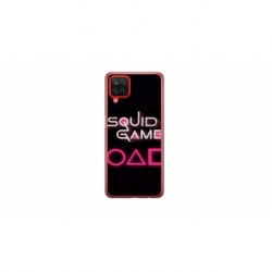 Husa personalizata tip carcasa HQPrint pentru Samsung Galaxy A12, model Squid Game 4, multicolor, S1D1M0176