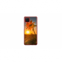 Husa personalizata tip carcasa HQPrint pentru Samsung Galaxy A12, model Sunflower 2, multicolor, S1D1M0194
