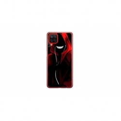 Husa personalizata tip carcasa HQPrint pentru Samsung Galaxy A12, model Evil Hoodie Man, multicolor, S1D1M0197