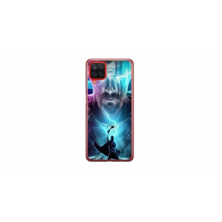 Husa personalizata tip carcasa HQPrint pentru Samsung Galaxy A12, model Thor 1, multicolor, S1D1M0201