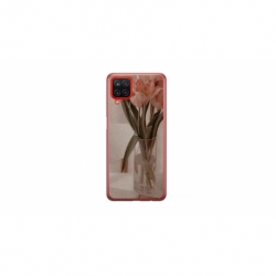 Husa personalizata tip carcasa HQPrint pentru Samsung Galaxy A12, model Flowers 14, multicolor, S1D1M0208