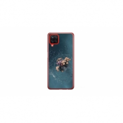 Husa personalizata tip carcasa HQPrint pentru Samsung Galaxy A12, model Flowers 15, multicolor, S1D1M0215