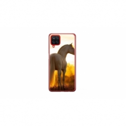 Husa personalizata tip carcasa HQPrint pentru Samsung Galaxy A12, model Horse 2, multicolor, S1D1M0218