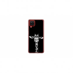 Husa personalizata tip carcasa HQPrint pentru Samsung Galaxy A12, model Giraffe 3, multicolor, S1D1M0222
