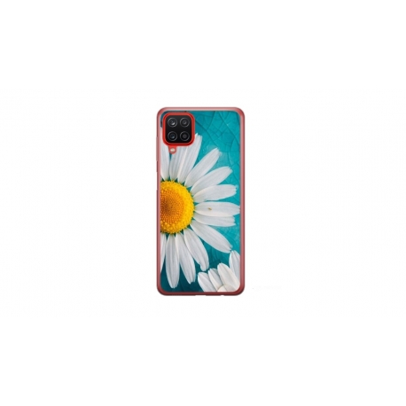 Husa personalizata tip carcasa HQPrint pentru Samsung Galaxy A12, model Petunia 1, multicolor, S1D1M0235