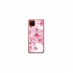 Husa personalizata tip carcasa HQPrint pentru Samsung Galaxy A12, model Flowers 17, multicolor, S1D1M0241