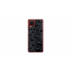Husa personalizata tip carcasa HQPrint pentru Samsung Galaxy A12, model Rain, multicolor, S1D1M0244