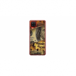 Husa personalizata tip carcasa HQPrint pentru Samsung Galaxy A12, model No Money No Funny, multicolor, S1D1M0262