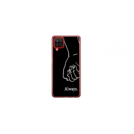 Husa personalizata tip carcasa HQPrint pentru Samsung Galaxy A12, model Always and Forever 1, multicolor, S1D1M0279