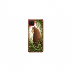 Husa personalizata tip carcasa HQPrint pentru Samsung Galaxy A12, model Bear, multicolor, S1D1M0312