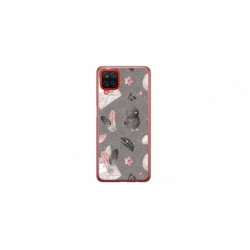 Husa personalizata tip carcasa HQPrint pentru Samsung Galaxy A12, model Abstract 1, multicolor, S1D1M0321