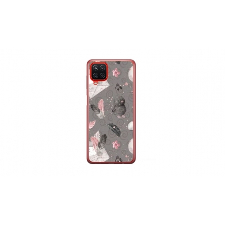 Husa personalizata tip carcasa HQPrint pentru Samsung Galaxy A12, model Abstract 1, multicolor, S1D1M0321