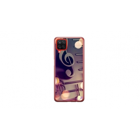 Husa personalizata tip carcasa HQPrint pentru Samsung Galaxy A12, model Notes, multicolor, S1D1M0328