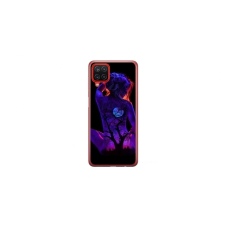 Husa personalizata tip carcasa HQPrint pentru Samsung Galaxy A12, model Colorful 8, multicolor, S1D1M0329