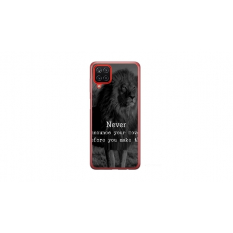 Husa personalizata tip carcasa HQPrint pentru Samsung Galaxy A12, model Quote 2, multicolor, S1D1M0330