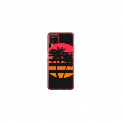 Husa personalizata tip carcasa HQPrint pentru Samsung Galaxy A12, model Beach View 3, multicolor, S1D1M0337