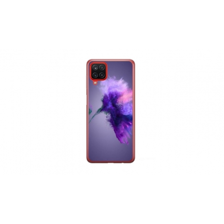 Husa personalizata tip carcasa HQPrint pentru Samsung Galaxy A12, model Flowers 19, multicolor, S1D1M0340