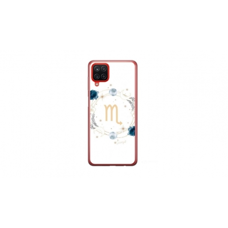 Husa personalizata tip carcasa HQPrint pentru Samsung Galaxy A12, model Zodiac Circle, multicolor, S1D1M0349