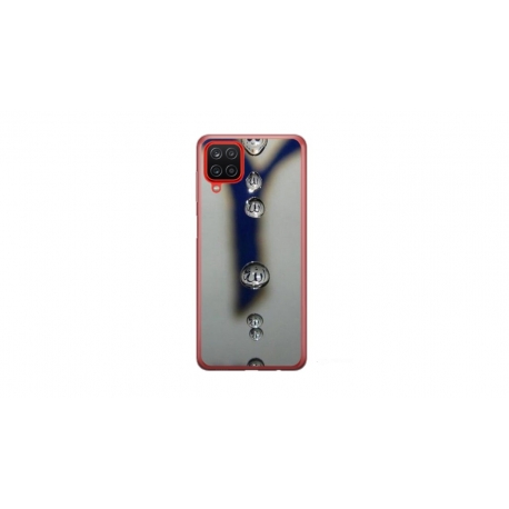 Husa personalizata tip carcasa HQPrint pentru Samsung Galaxy A12, model Droplets, multicolor, S1D1M0353