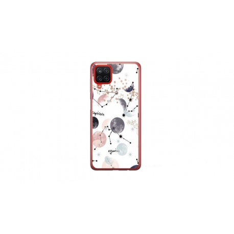 Husa personalizata tip carcasa HQPrint pentru Samsung Galaxy A12, model Abstract 6, multicolor, S1D1M0372
