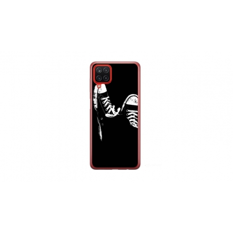 Husa personalizata tip carcasa HQPrint pentru Samsung Galaxy A12, model Sneakers, multicolor, S1D1M0381