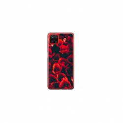 Husa personalizata tip carcasa HQPrint pentru Samsung Galaxy A12, model Flowers 24, multicolor, S1D1M0386