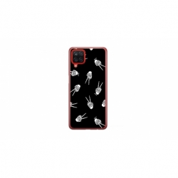 Husa personalizata tip carcasa HQPrint pentru Samsung Galaxy A12, model OK Skelly, multicolor, S1D1M0388