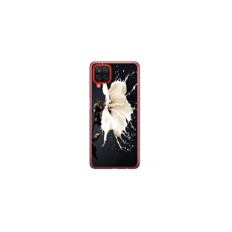 Husa personalizata tip carcasa HQPrint pentru Samsung Galaxy A12, model Jasmine, multicolor, S1D1M0389