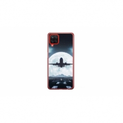 Husa personalizata tip carcasa HQPrint pentru Samsung Galaxy A12 5G, model Moon Landing, multicolor, S1D1M0077