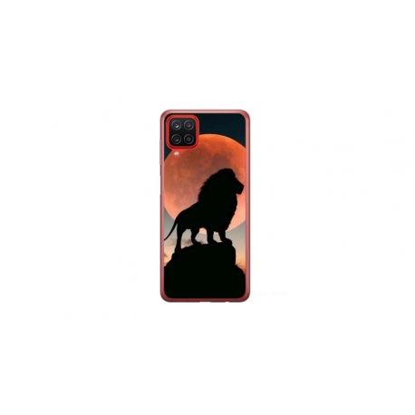 Husa personalizata tip carcasa HQPrint pentru Samsung Galaxy A12 5G, model Lion 1, multicolor, S1D1M0110
