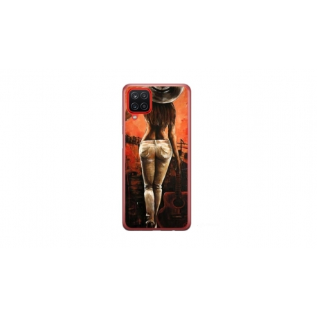 Husa personalizata tip carcasa HQPrint pentru Samsung Galaxy A12 5G, model Sexy Lady, multicolor, S1D1M0113