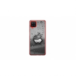 Husa personalizata tip carcasa HQPrint pentru Samsung Galaxy A12 5G, model Rainy Apple logo, multicolor, S1D1M0148