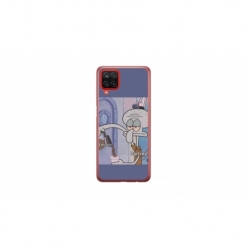 Husa personalizata tip carcasa HQPrint pentru Samsung Galaxy A12 5G, model Squidward 1, multicolor, S1D1M0161