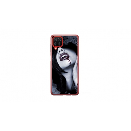 Husa personalizata tip carcasa HQPrint pentru Samsung Galaxy A12 5G, model Vampire, multicolor, S1D1M0210
