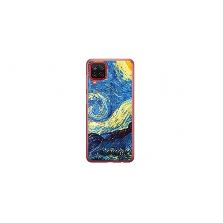Husa personalizata tip carcasa HQPrint pentru Samsung Galaxy A12 5G, model Van Gogh, multicolor, S1D1M0238
