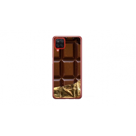 Husa personalizata tip carcasa HQPrint pentru Samsung Galaxy A12 5G, model Chocolate, multicolor, S1D1M0272