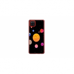 Husa personalizata tip carcasa HQPrint pentru Samsung Galaxy A12 5G, model Colorful Galaxy, multicolor, S1D1M0283