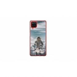 Husa personalizata tip carcasa HQPrint pentru Samsung Galaxy A12 5G, model Astronaut in the Clouds, multicolor, S1D1M0290