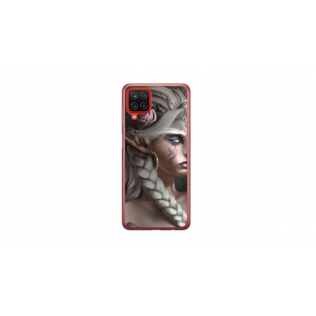 Husa personalizata tip carcasa HQPrint pentru Samsung Galaxy A12 5G, model Alien Queen, multicolor, S1D1M0308