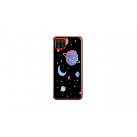 Husa personalizata tip carcasa HQPrint pentru Samsung Galaxy A12 5G, model Colorful 6, multicolor, S1D1M0311