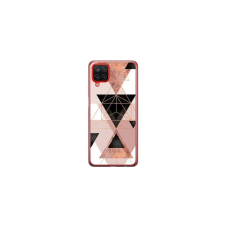 Husa personalizata tip carcasa HQPrint pentru Samsung Galaxy A12 5G, model Abstract 5, multicolor, S1D1M0368