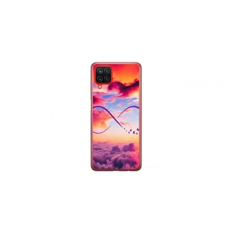 Husa personalizata tip carcasa HQPrint pentru Samsung Galaxy A12 5G, model Bright Infinity, multicolor, S1D1M0377