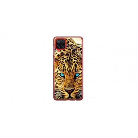 Husa personalizata tip carcasa HQPrint pentru Samsung Galaxy A12 5G, model Cheetah, multicolor, S1D1M0382
