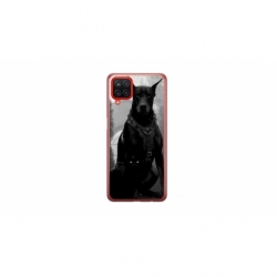 Husa personalizata tip carcasa HQPrint pentru Samsung Galaxy A22, model Doberman, multicolor, S1D1M0018