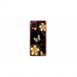 Husa personalizata tip carcasa HQPrint pentru Samsung Galaxy A22, model Butterfly 5, multicolor, S1D1M0042