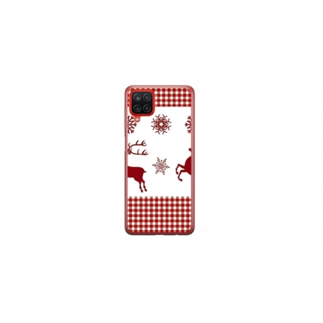 Husa personalizata tip carcasa HQPrint pentru Samsung Galaxy A22, model Reindeer 1, multicolor, S1D1M0051