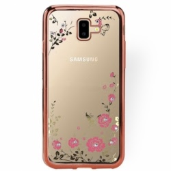 Husa SAMSUNG Galaxy J6 Plus 2018 - Diamond (Roz/Auriu) FORCELL